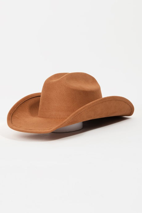 Solid Cowboy Hat-Camel