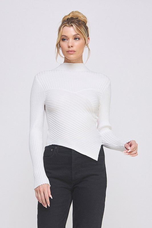 FINAL SALE Isla Sweater-White