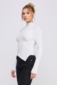 FINAL SALE Isla Sweater-White