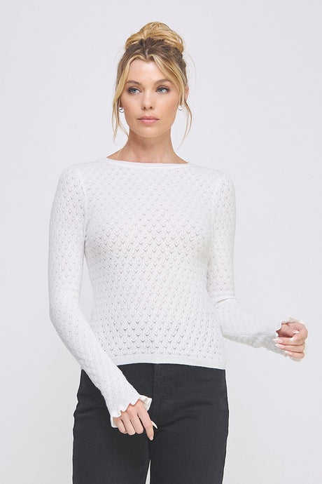 FINAL SALE Missy Top-White
