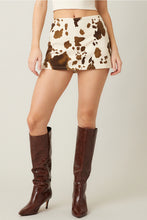 Cow Print Skort