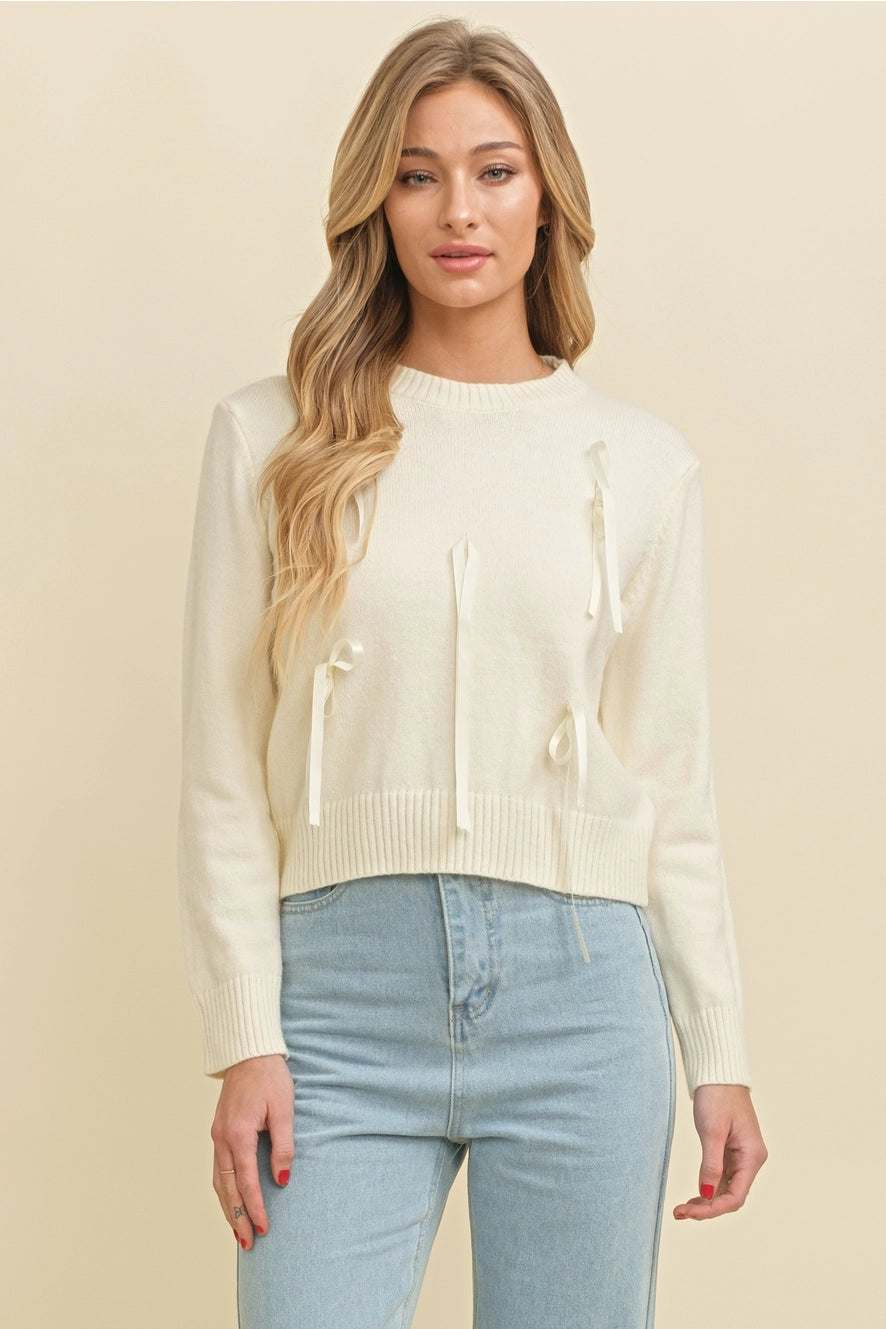 Tori Bow Sweater