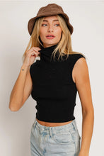 Susie Sweater Top-Black