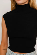 Susie Sweater Top-Black