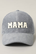Mama Corduroy Cap-Dusty Blue