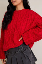 Julia Sweater-Red