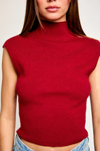 Susie Sweater Top-Burgundy