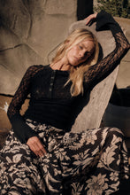 Trista Lace Top-Black