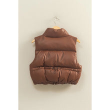 Tara Faux Leather Vest