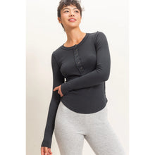 Henley Top-Black