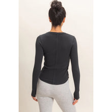Henley Top-Black