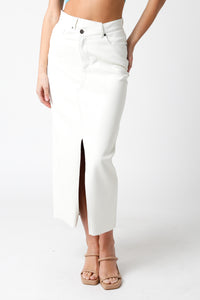 Gia Midi Skirt-off white