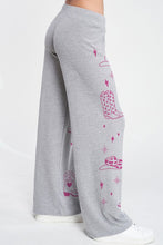 Cowgirl PJ Bottoms-Grey