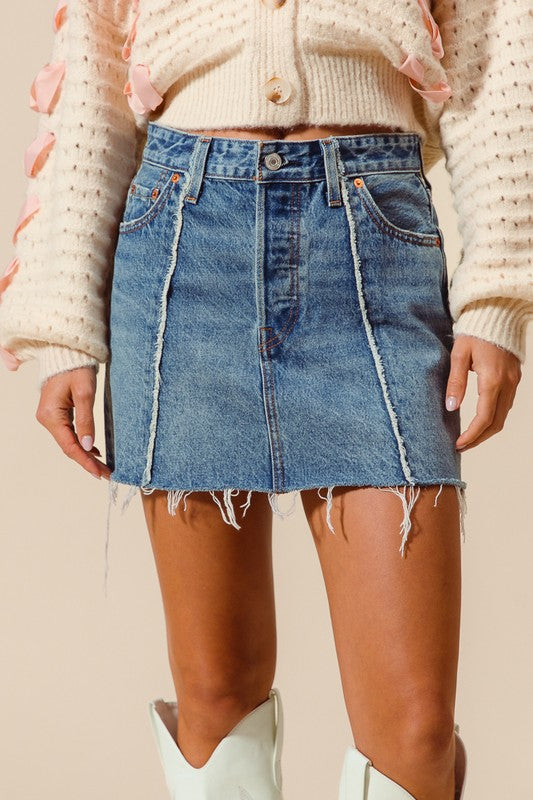 Jupiter Denim Skirt
