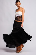Maria Maxi Skirt-Black