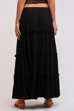 Maria Maxi Skirt-Black