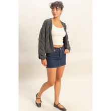 Greer Cardigan-Charcoal