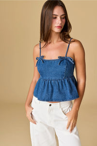 Erin Denim Top