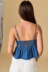 Erin Denim Top