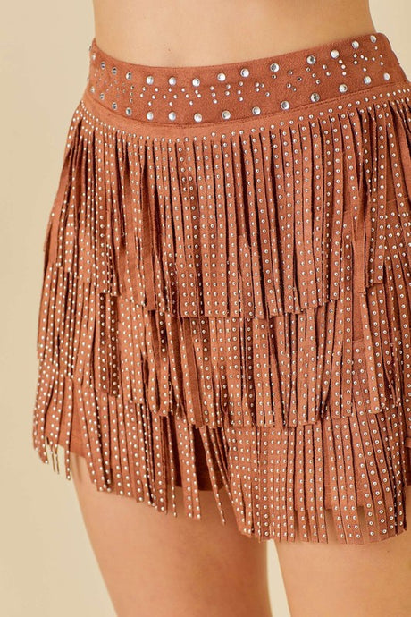 Lara Fringe Shorts