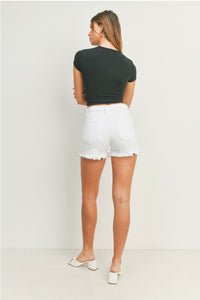 April Shorts-White