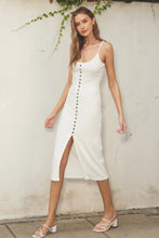 Sienna Midi Dress-Ivory
