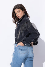 Rhinestone Jacket-black