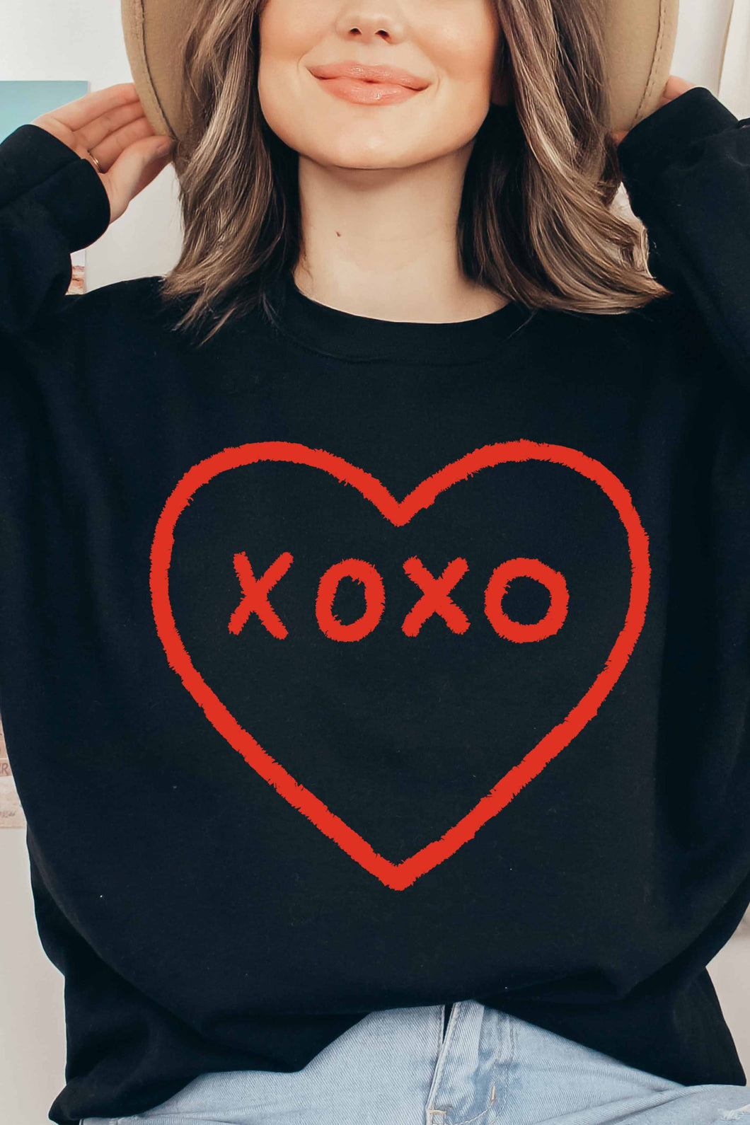 XOXO Black Sweatshirt