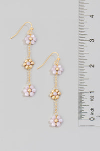 Flower Charm Earrings