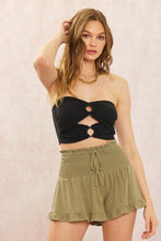 Randy Crop Top-Black