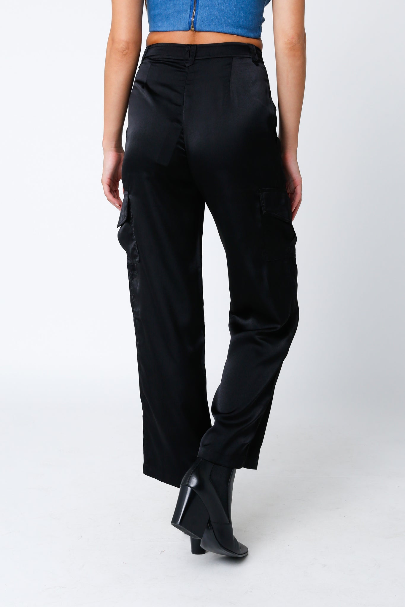 Satin Cargo Pants – A Touch of Jane