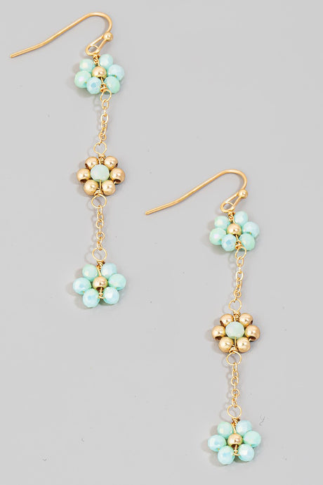 Flower Charm Earrings