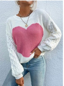 Posie Heart Sweater