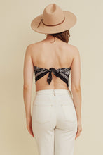 Becca Bandana Top-Black