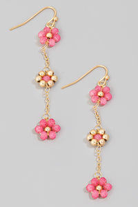 Flower Charm Earrings