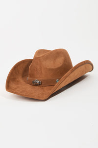 Alaina Cowboy Hat-Brown