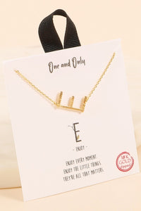 Mini Initial Necklace