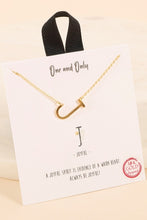 Mini Initial Necklace