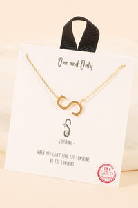 Mini Initial Necklace