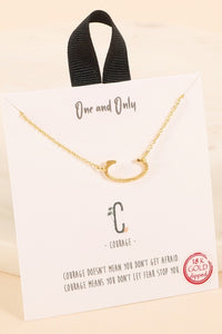 Mini Initial Necklace