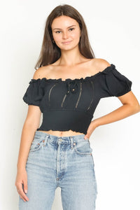 FINAL SALE Mia Cropped Top