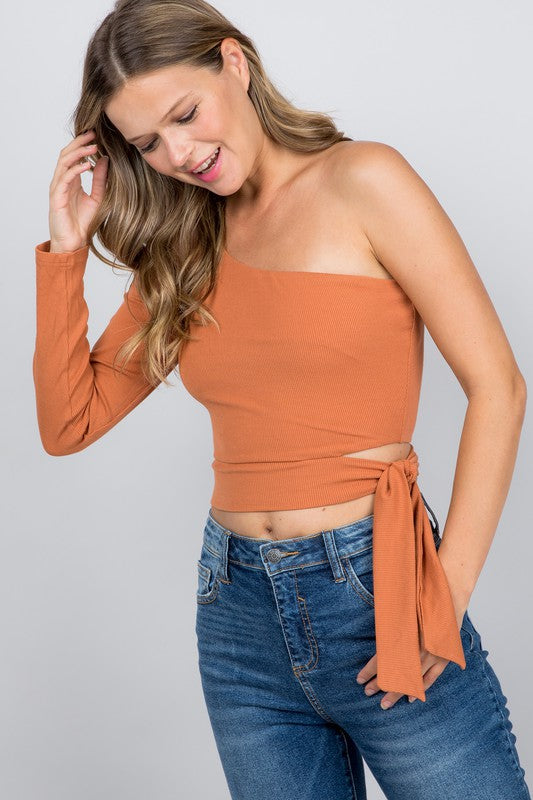 FINAL SALE Roxanne Top- Rust