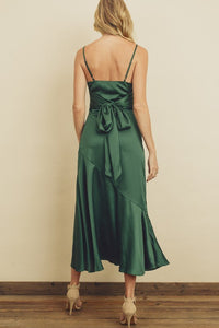 Chelsea Midi Dress-Green