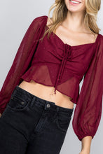 Royce Top- Burgundy