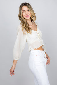Royce Top- Ivory