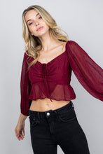 Royce Top- Burgundy