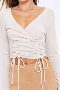 FINAL SALE Molly Top- Light Taupe
