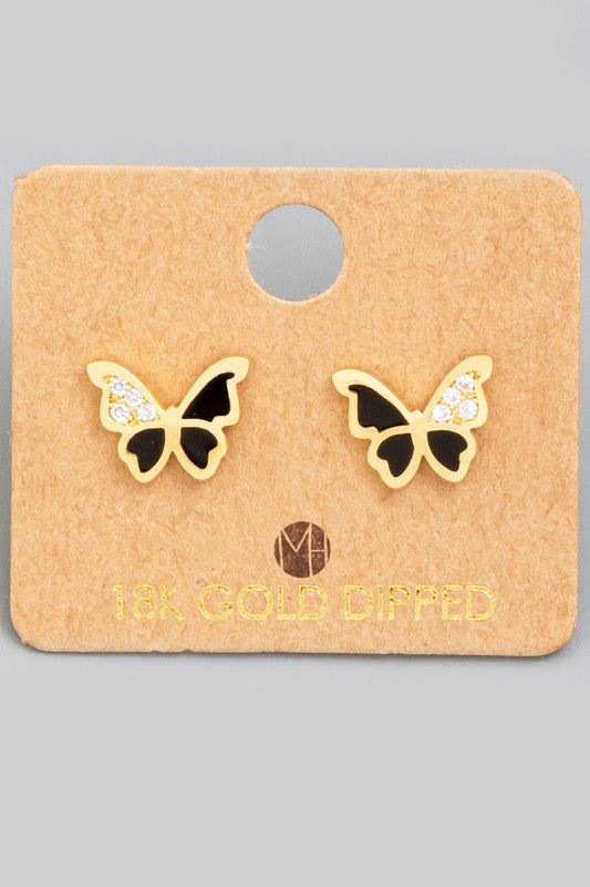 Mini Butterfly Earrings