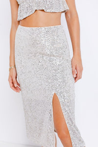 FINAL SALE Chrissy Sequin Skirt