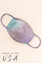 Purple Tie Dye Mask